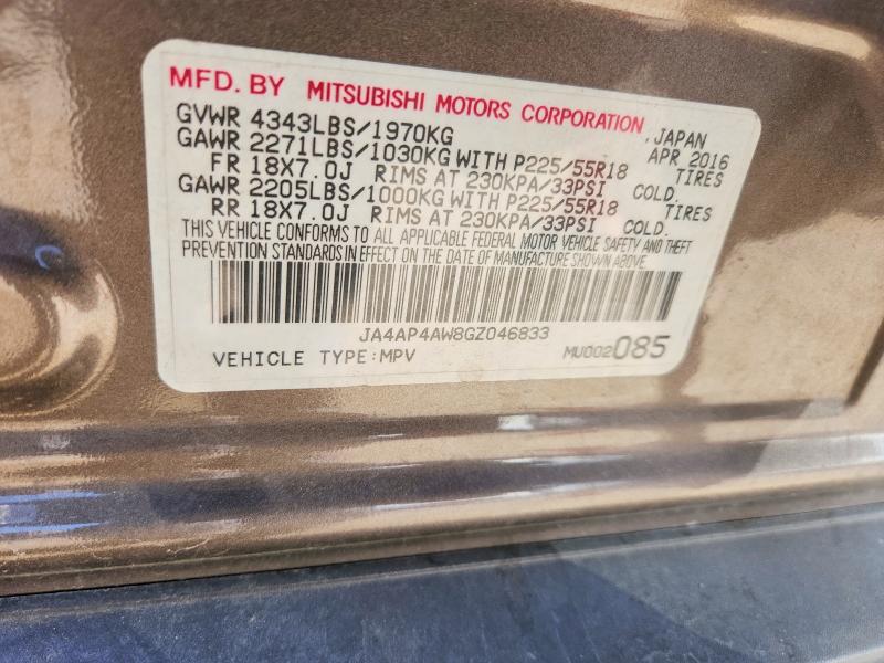 Продаж на аукціоні авто 2016 Mitsubishi Outlander Sport, vin: JA4AP4AW8GZ046833, номер лоту: 79427305