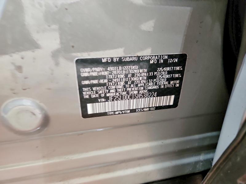 Продажа на аукционе авто 2025 Subaru Forester, vin: JF2SLDDC1SH538224, номер лота: 47354816