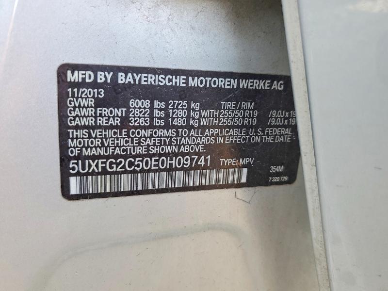 Aukcja sprzedaży 2014 Bmw X6, vin: 5UXFG2C50E0H09741, numer aukcji: 47699766