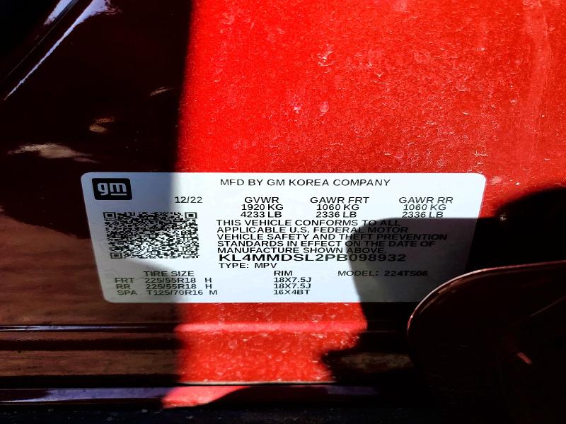 47249146 :رقم المزاد ، KL4MMDSL2PB098932 vin ، 2023 Buick Encore Gx مزاد بيع