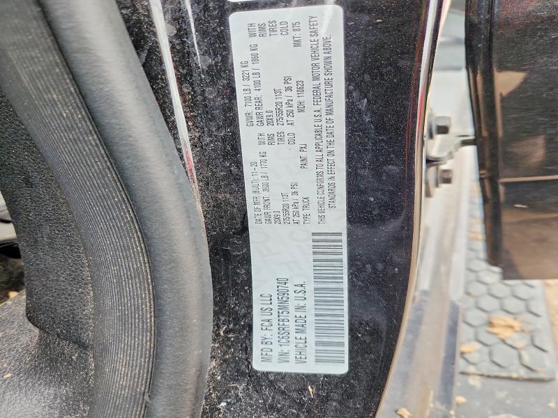 79715035 :رقم المزاد ، 1C6SRFBT5MN590740 vin ، 2021 Ram 1500 مزاد بيع