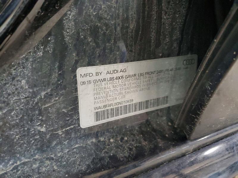 Aukcja sprzedaży 2016 Audi A4, vin: WAUBFAFL0GN010939, numer aukcji: 46195006
