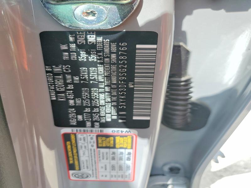 Aukcja sprzedaży 2025 Kia Sportage, vin: 5XYK53DF9SG258766, numer aukcji: 47004266