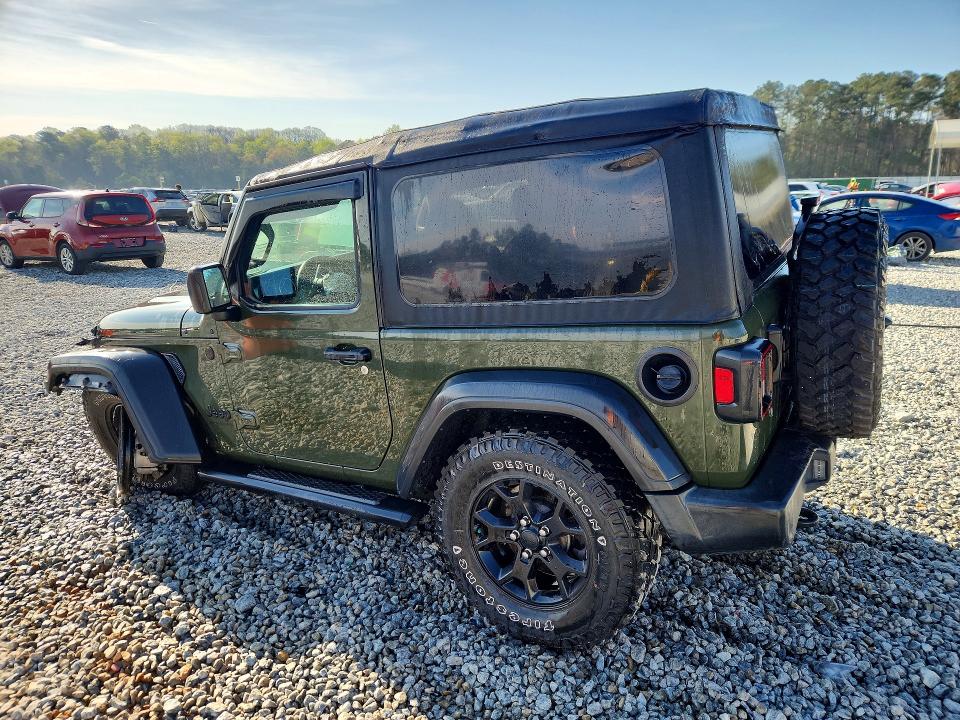 2021 Jeep Wrangler მანქანა იყიდება აუქციონზე, vin: 1C4GJXAN8MW626123, აუქციონის ნომერი: 45678596