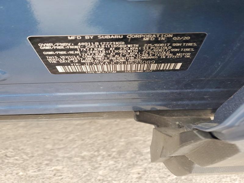 Aukcja sprzedaży 2020 Subaru Forester, vin: JF2SKAJC2LH523089, numer aukcji: 47715426