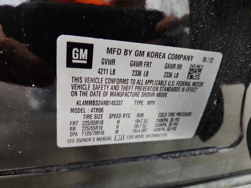 Продаж на аукціоні авто 2022 Buick Encore Gx, vin: KL4MMBS24NB145337, номер лоту: 45751166