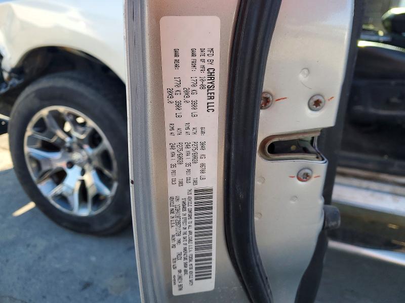 Продажа на аукционе авто 2009 Dodge Ram 1500, vin: 1D3HV18T29S711720, номер лота: 46312106