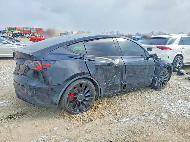 45819046 :رقم المزاد ، 7SAYGDEF2NF398648 vin ، 2022 Tesla Model Y مزاد بيع