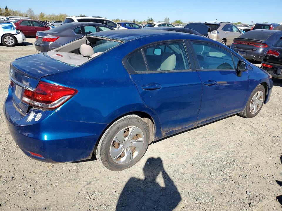2013 Honda Civic მანქანა იყიდება აუქციონზე, vin: 2HGFB2F52DH577408, აუქციონის ნომერი: 45538506