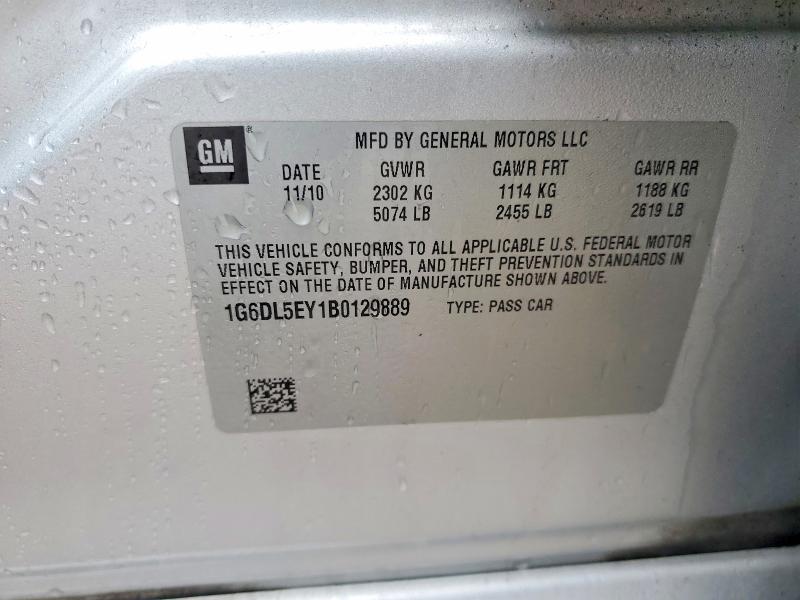 Продаж на аукціоні авто 2011 Cadillac Cts, vin: 1G6DL5EY1B0129889, номер лоту: 47989596