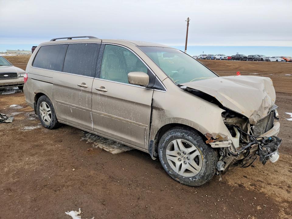 47734176 :رقم المزاد ، 5FNRL38675B505180 vin ، 2005 Honda Odyssey Ex-l مزاد بيع