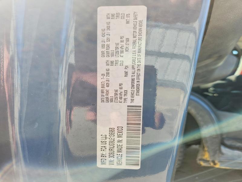 Продажа на аукционе авто 2020 Ram Promaster 3500, vin: 3C6URVJG9LE136968, номер лота: 45739886