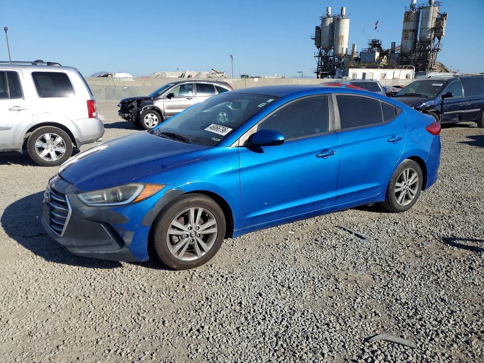 2018 Hyundai Elantra მანქანა იყიდება აუქციონზე, vin: KMHD84LF1JU554171, აუქციონის ნომერი: 46066796