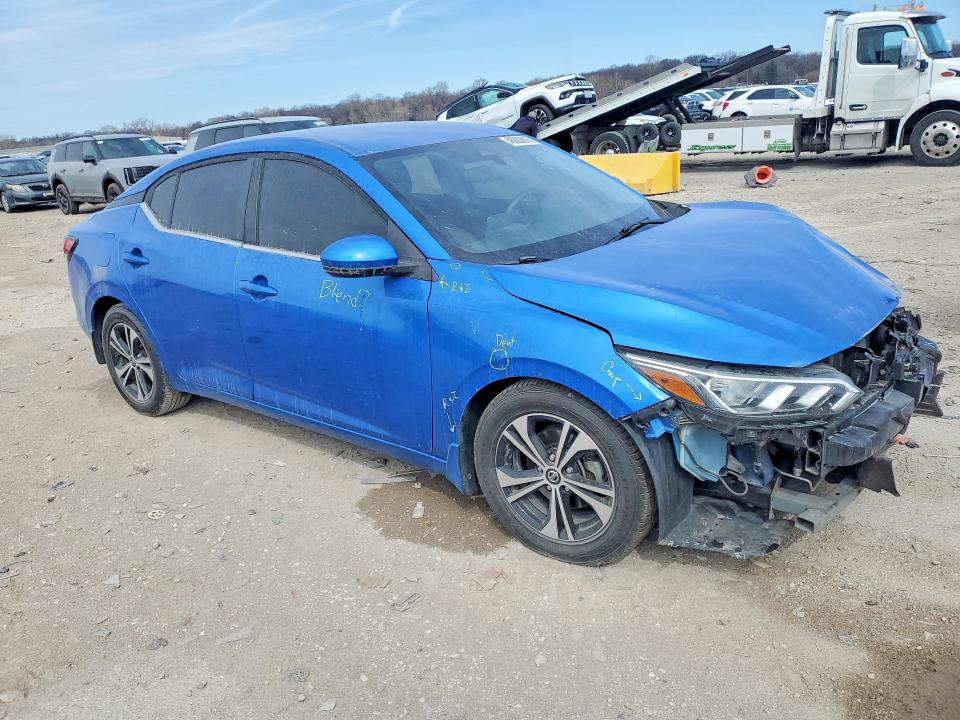 2020 Nissan Sentra მანქანა იყიდება აუქციონზე, vin: 3N1AB8CV7LY223086, აუქციონის ნომერი: 46883816