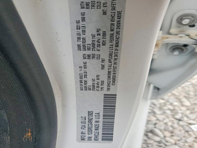 Продажа на аукционе авто 2024 Ram 1500, vin: 1C6SRECG4RN213920, номер лота: 48008086