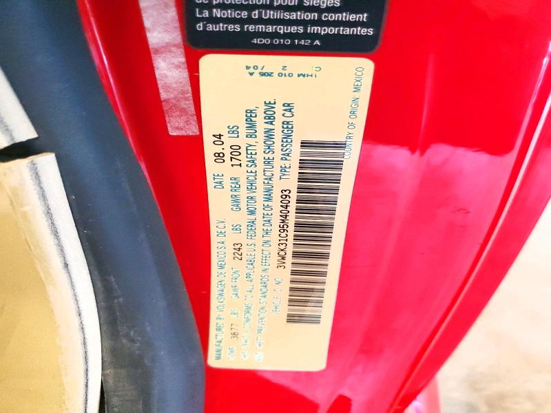 Продажа на аукционе авто 2005 Volkswagen New Beetle, vin: 3VWCK31C95M404093, номер лота: 46401346