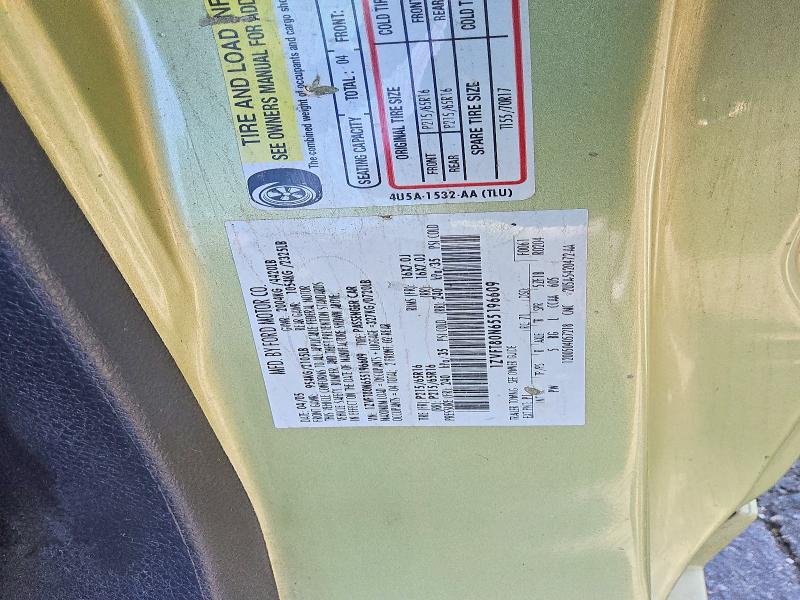 Продажа на аукционе авто 2005 Ford Mustang, vin: 1ZVFT80N655196609, номер лота: 46529716