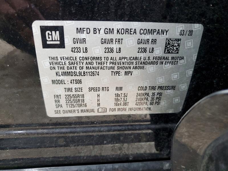 Продажа на аукционе авто 2020 Buick Encore Gx, vin: KL4MMDSL9LB112674, номер лота: 79009815