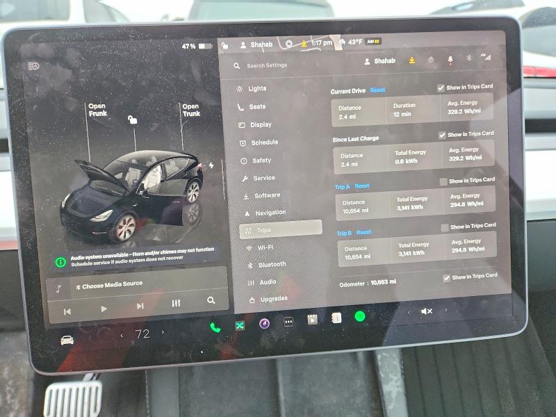 Продаж на аукціоні авто 2023 Tesla Model Y, vin: 7SAYGDEEXPF947295, номер лоту: 76163245