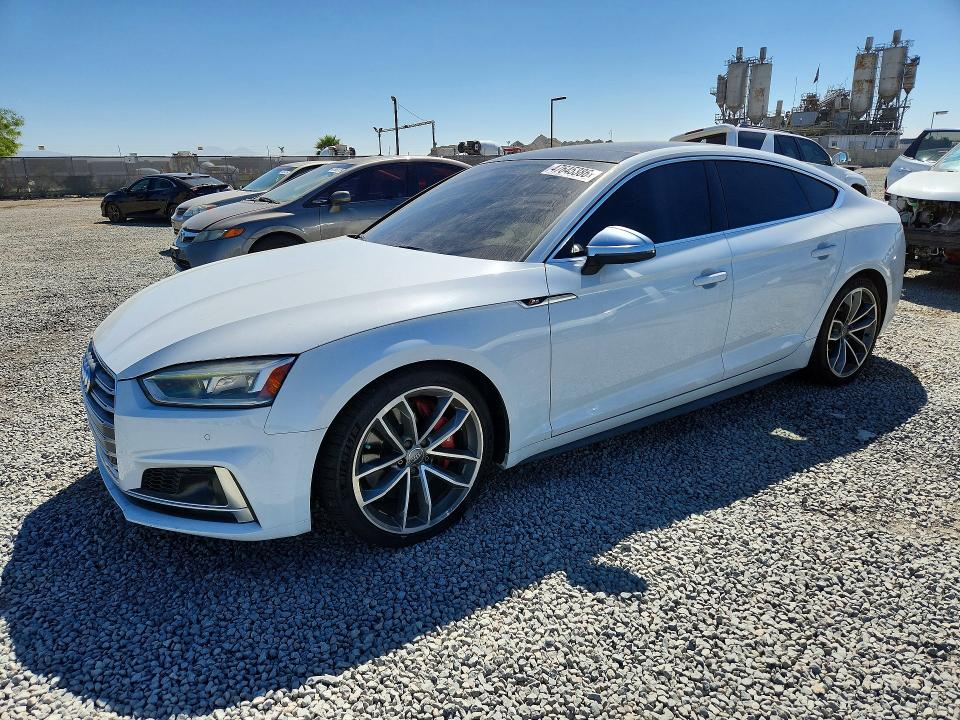 2018 Audi S5 მანქანა იყიდება აუქციონზე, vin: WAUC4CF54JA012778, აუქციონის ნომერი: 47645386