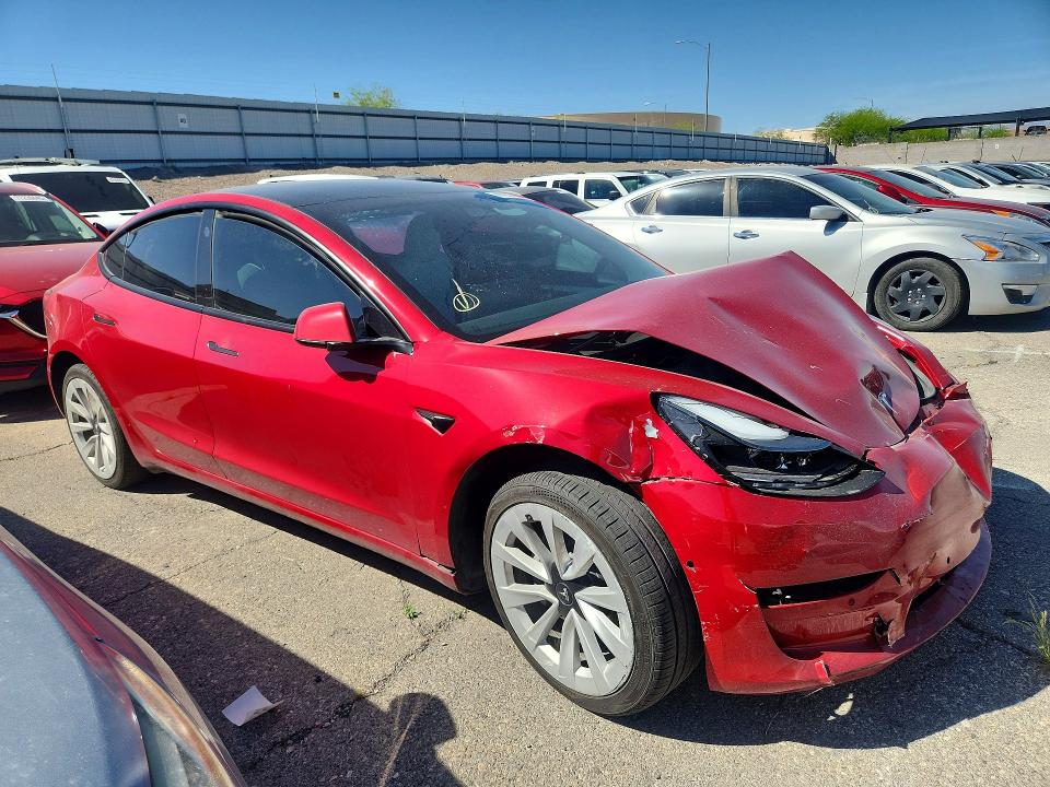 2021 Tesla Model 3 მანქანა იყიდება აუქციონზე, vin: 5YJ3E1EB5MF070275, აუქციონის ნომერი: 47827496