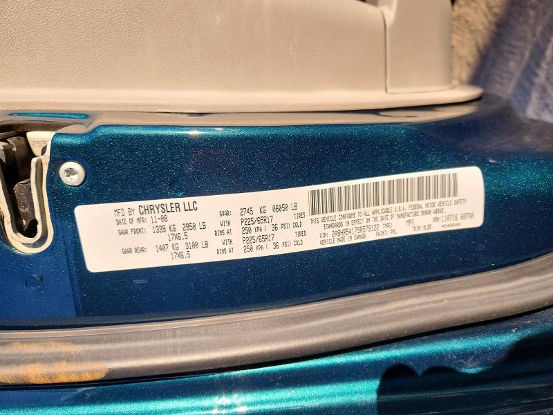 Продаж на аукціоні авто 2009 Chrysler Town & Country, vin: 2A8HR54179R579122, номер лоту: 45755536