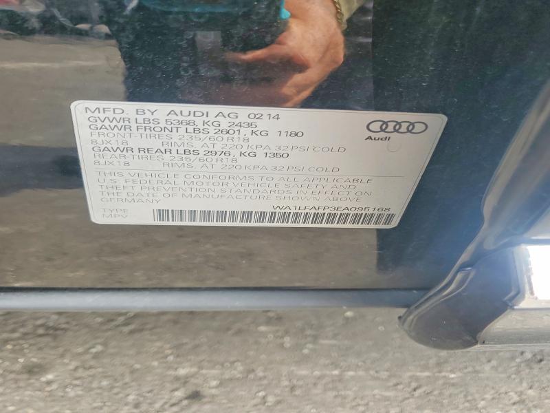 Aukcja sprzedaży 2014 Audi Q5, vin: WA1LFAFP3EA095168, numer aukcji: 47412006