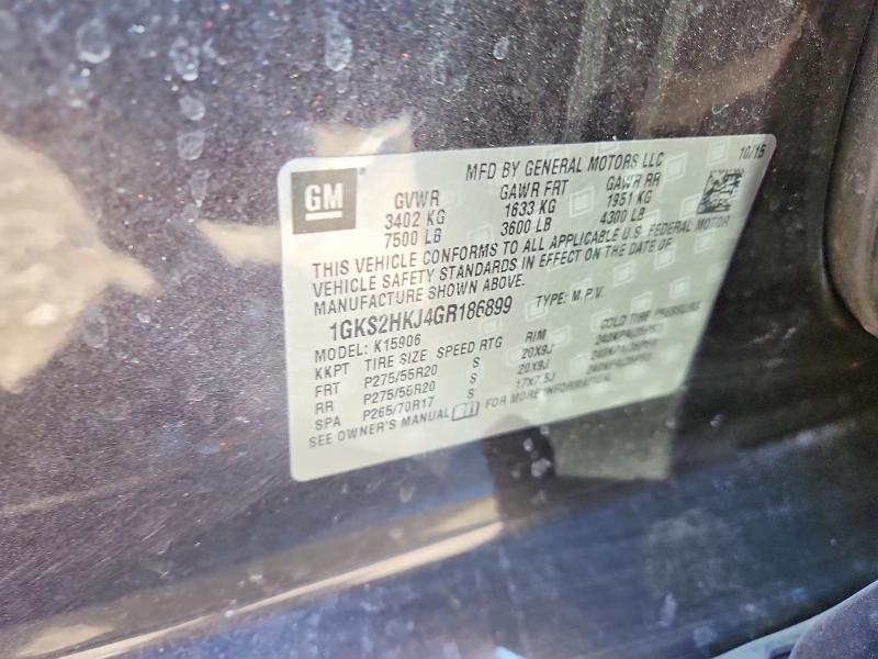 Продажа на аукционе авто 2016 Gmc Yukon Xl, vin: 1GKS2HKJ4GR186899, номер лота: 47314226
