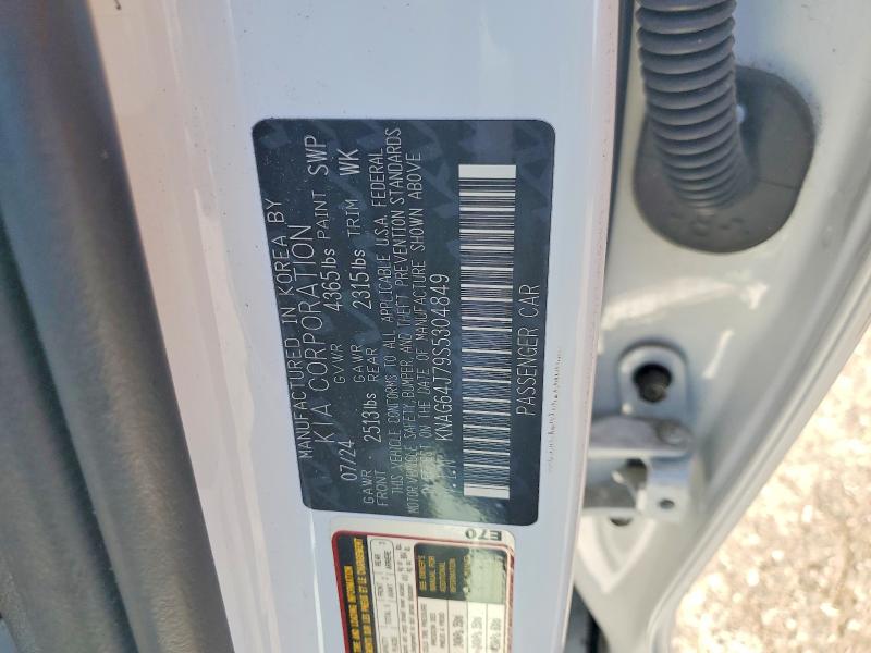 Продажа на аукционе авто 2025 Kia K5, vin: KNAG64J79S5304849, номер лота: 46562556