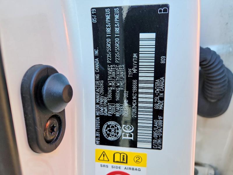Aukcja sprzedaży 2019 Lexus Rx 350, vin: 2T2BZMCA1KC198666, numer aukcji: 78752905