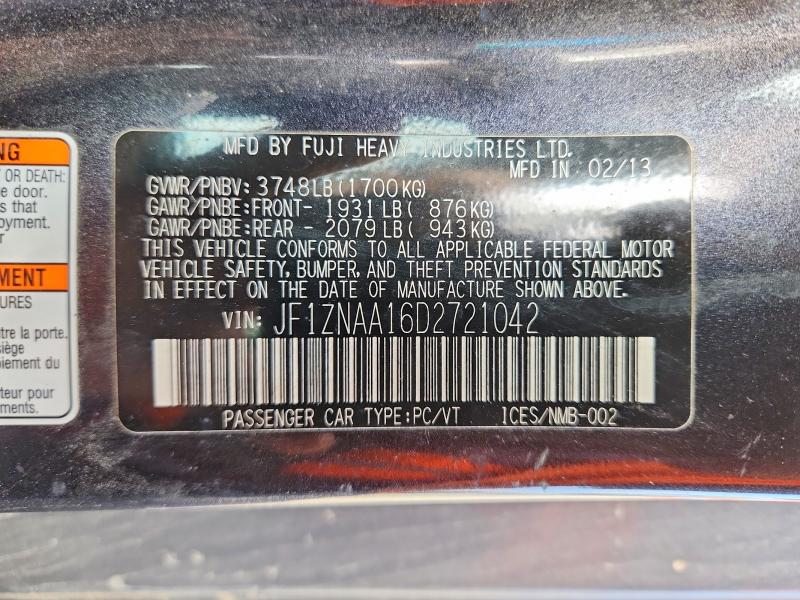 Aukcja sprzedaży 2013 Toyota Scion Fr-s, vin: JF1ZNAA16D2721042, numer aukcji: 41813026