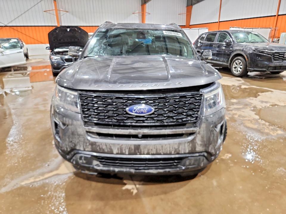 45987036 :رقم المزاد ، 1FM5K8GT7JGC35689 vin ، 2018 Ford Explorer مزاد بيع