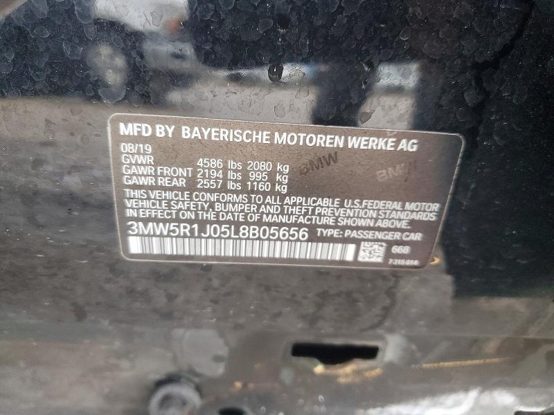 Aukcja sprzedaży 2020 Bmw 330i, vin: 3MW5R1J05L8B05656, numer aukcji: 41708736