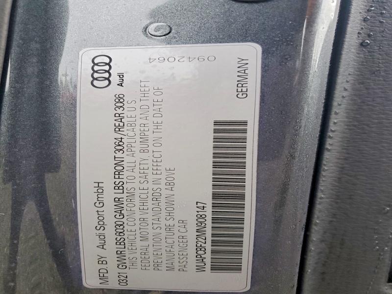 Продажа на аукционе авто 2021 Audi Rs7, vin: WUAPCBF22MN908147, номер лота: 45984136