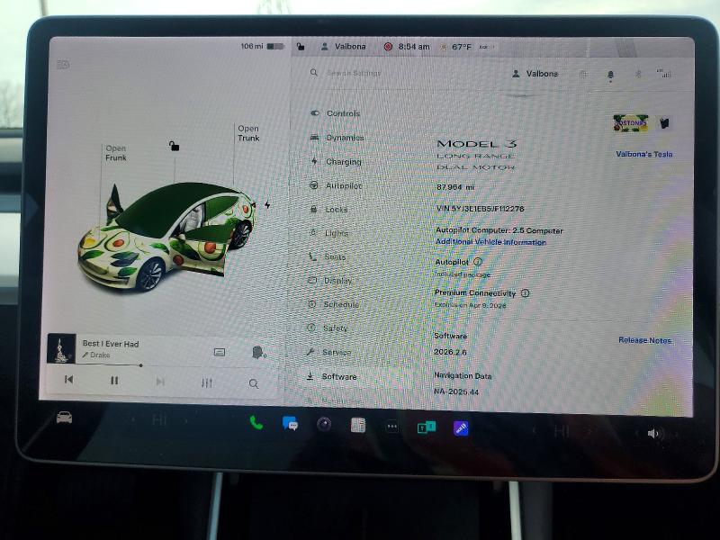 Aukcja sprzedaży 2018 Tesla Model 3, vin: 5YJ3E1EB5JF112276, numer aukcji: 45689756