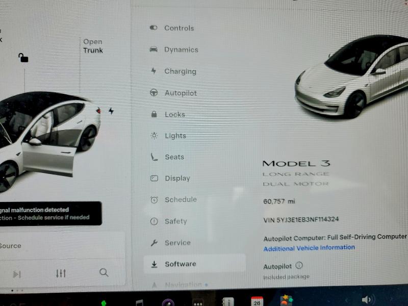 Aukcja sprzedaży 2022 Tesla Model 3, vin: 5YJ3E1EB3NF114324, numer aukcji: 47554806