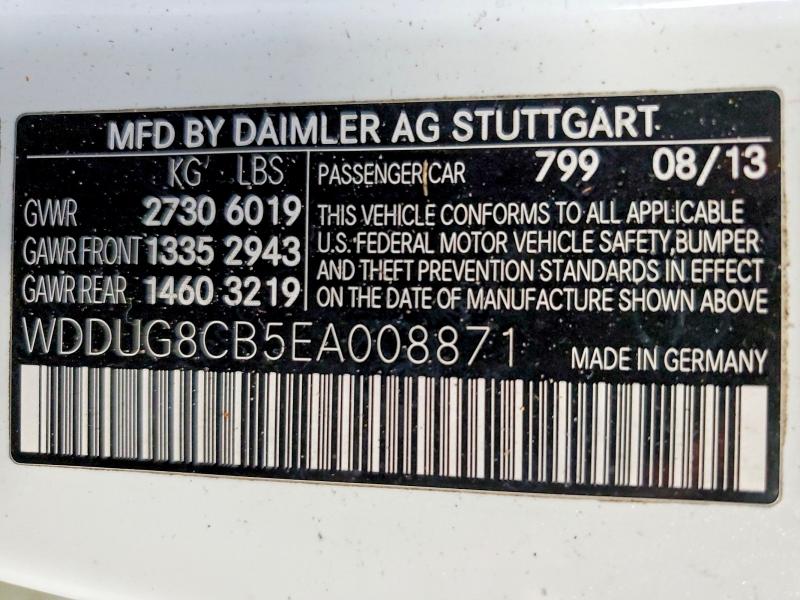 Продаж на аукціоні авто 2014 Mercedes-benz S, vin: WDDUG8CB5EA008871, номер лоту: 47776826