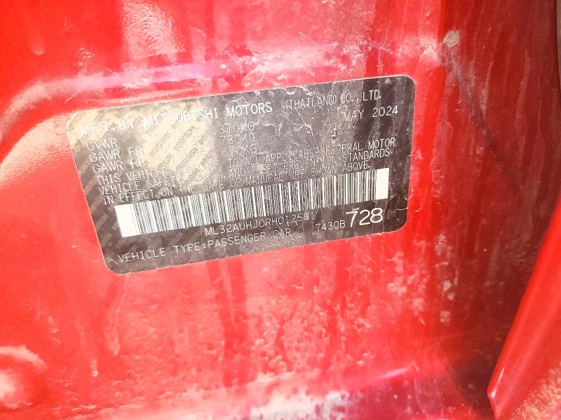 Продаж на аукціоні авто 2024 Mitsubishi Mirage, vin: ML32AUHJ0RH012581, номер лоту: 47215546