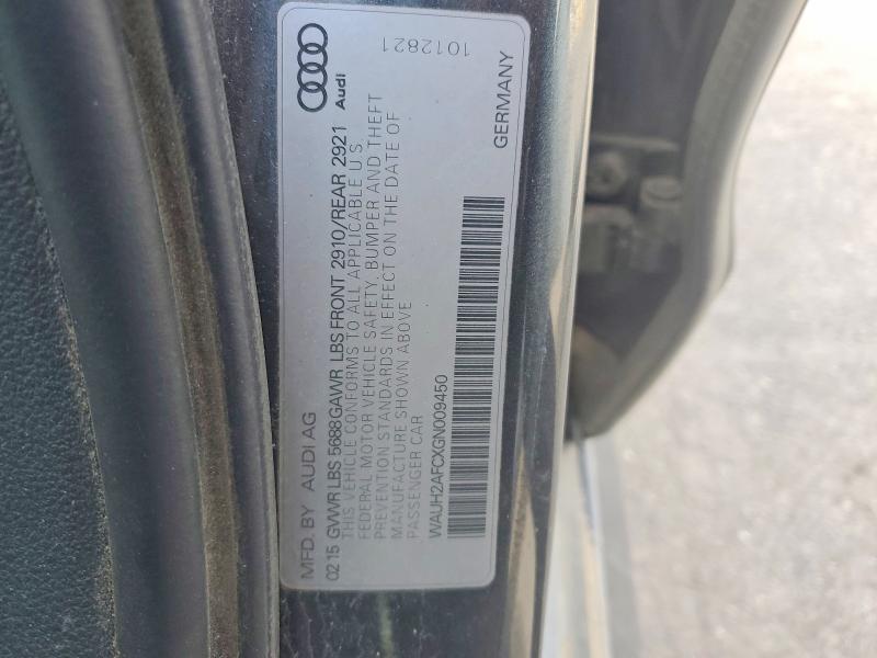 Продаж на аукціоні авто 2016 Audi S6, vin: WAUH2AFCXGN009450, номер лоту: 79589015