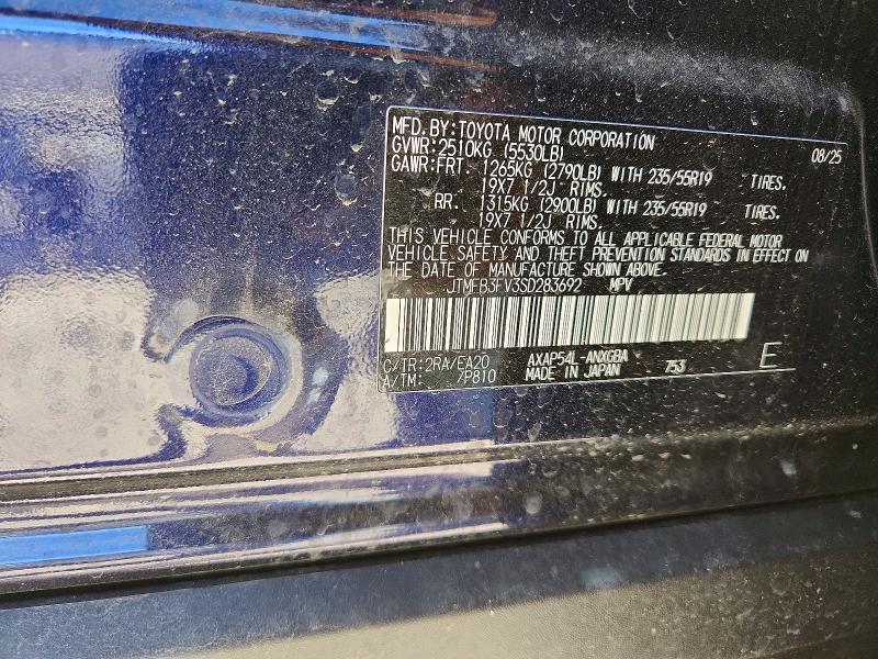 Продаж на аукціоні авто 2025 Toyota Rav4 Plug-in Hybrid, vin: JTMFB3FV3SD283692, номер лоту: 46508916