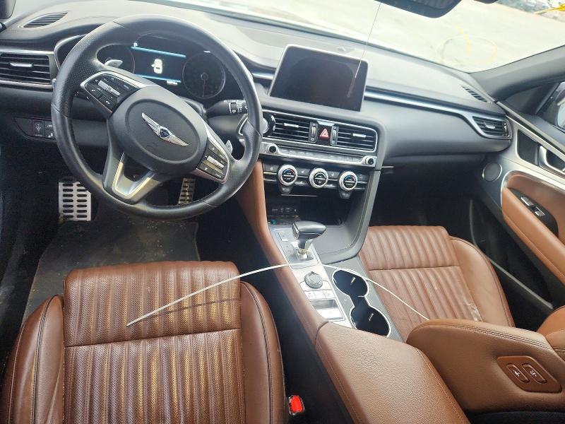2021 Genesis G70 მანქანა იყიდება აუქციონზე, vin: KMTG74LE7MU071785, აუქციონის ნომერი: 46179226