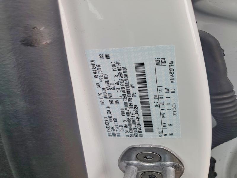 45833006 :رقم المزاد ، 1FMCU0GN4SUA63550 vin ، 2025 Ford Escape مزاد بيع