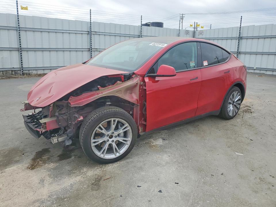 2021 Tesla Model Y მანქანა იყიდება აუქციონზე, vin: 5YJYGAEEXMF160144, აუქციონის ნომერი: 46222816