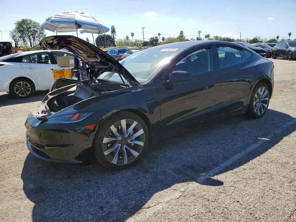 2024 Tesla Model 3 მანქანა იყიდება აუქციონზე, vin: 5YJ3E1EB5RF835573, აუქციონის ნომერი: 45695466