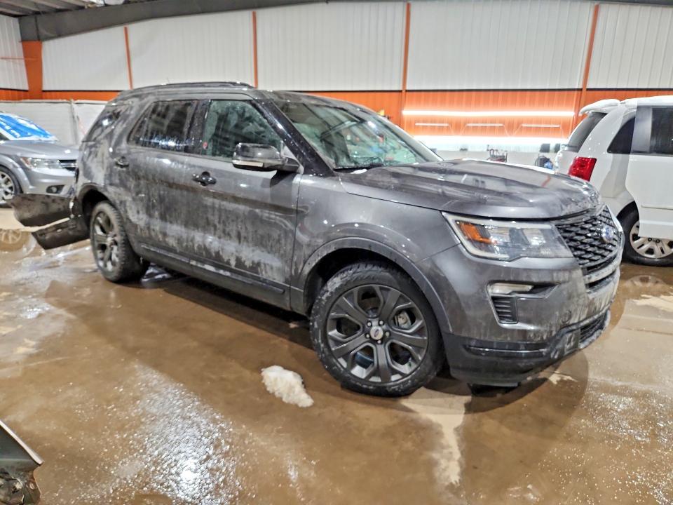 45987036 :رقم المزاد ، 1FM5K8GT7JGC35689 vin ، 2018 Ford Explorer مزاد بيع
