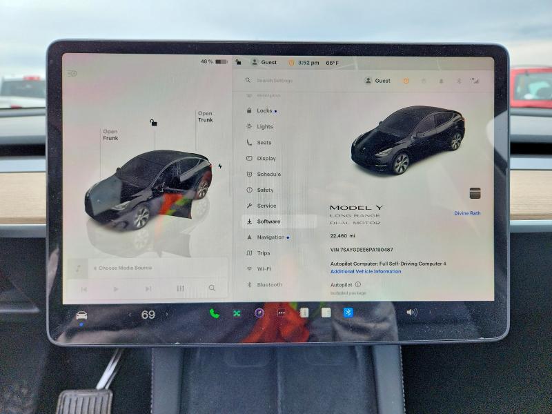 Продаж на аукціоні авто 2023 Tesla Model Y, vin: 7SAYGDEE6PA190487, номер лоту: 47096106