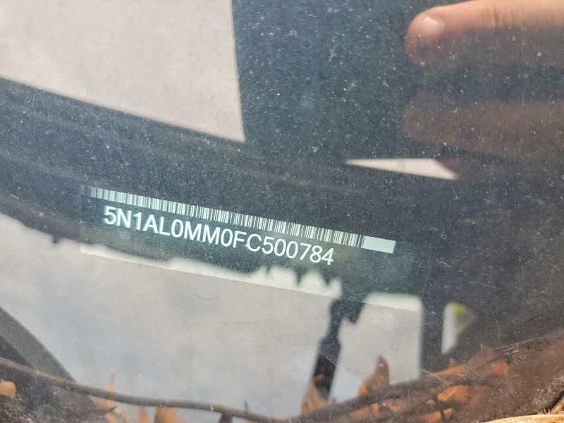 Aukcja sprzedaży 2015 Infiniti Qx60, vin: 5N1AL0MM0FC500784, numer aukcji: 41656016