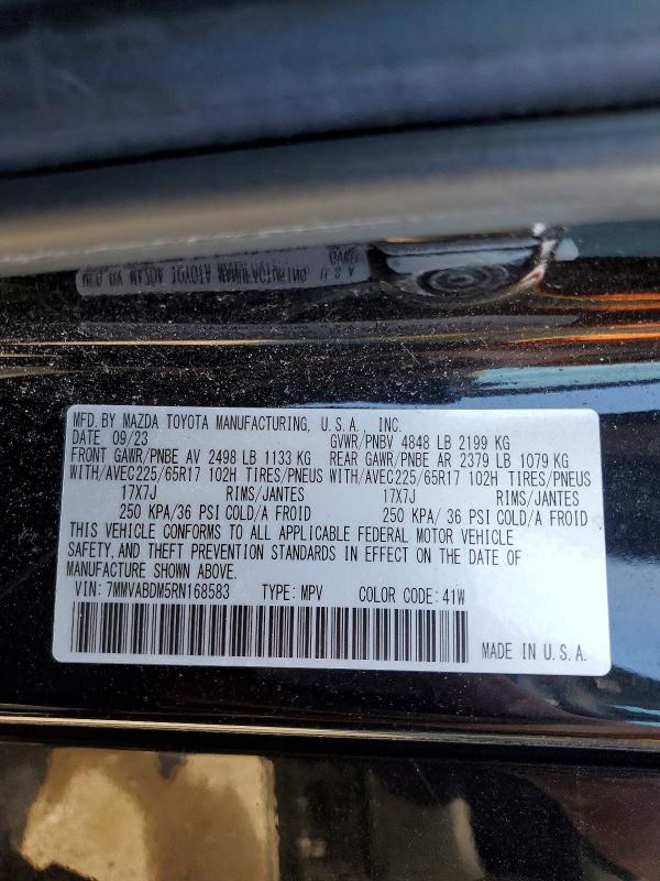 47746766 :رقم المزاد ، 7MMVABDM5RN168583 vin ، 2024 Mazda Cx-50 مزاد بيع