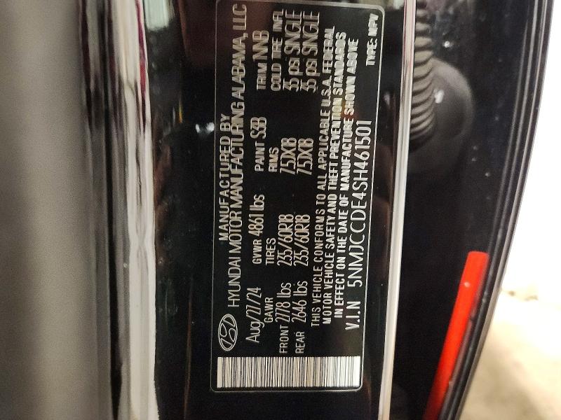 Продажа на аукционе авто 2025 Hyundai Tucson, vin: 5NMJCCDE4SH461501, номер лота: 47084026