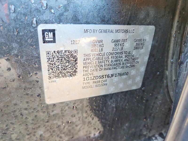 2018 Chevrolet Malibu მანქანა იყიდება აუქციონზე, vin: 1G1ZD5ST6JF176400, აუქციონის ნომერი: 47279256